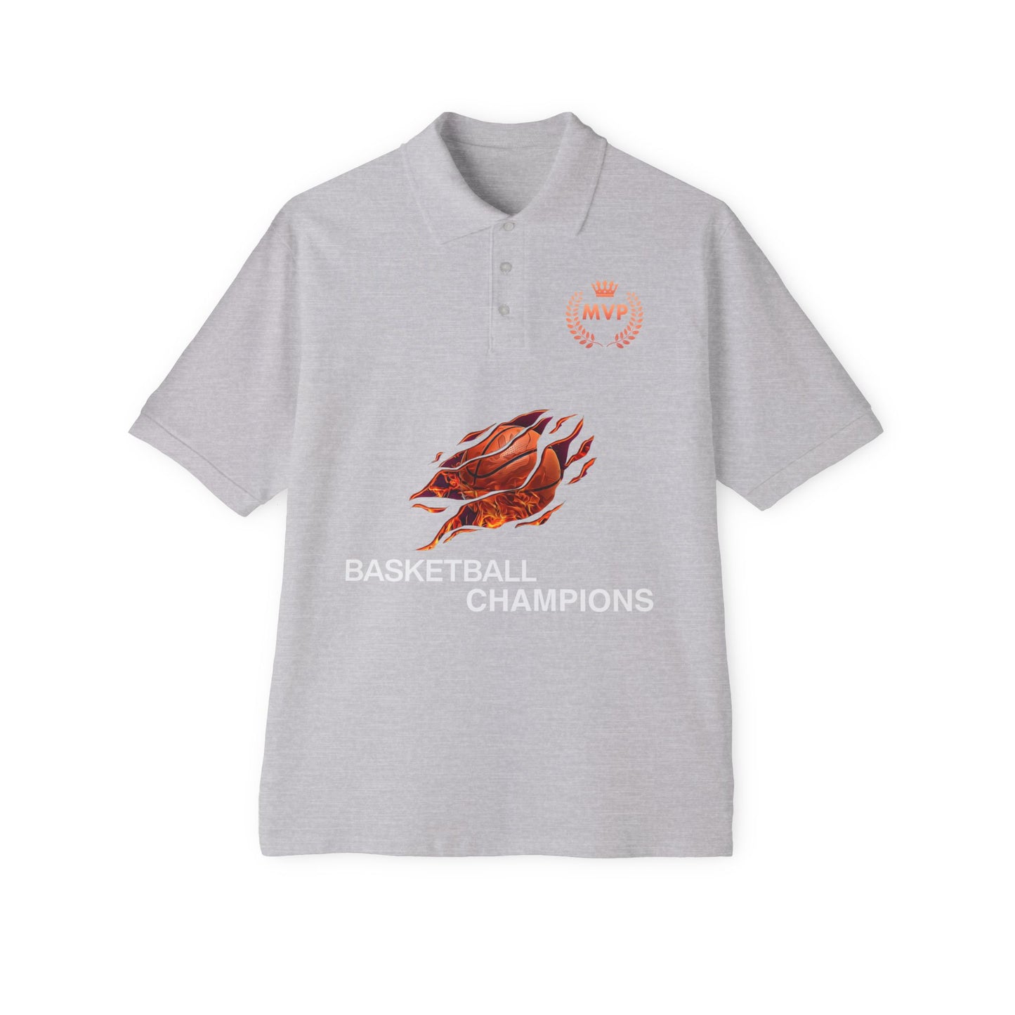 Basketball Pique Polo T- shirt