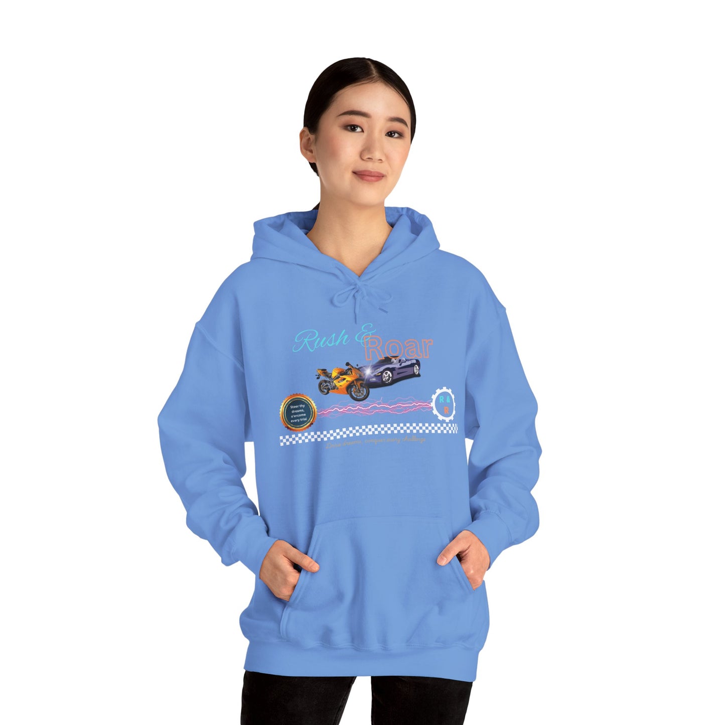 Vintage Car Hoodie - Cool and Cozy Unisex Sweatshirt for Road Trips