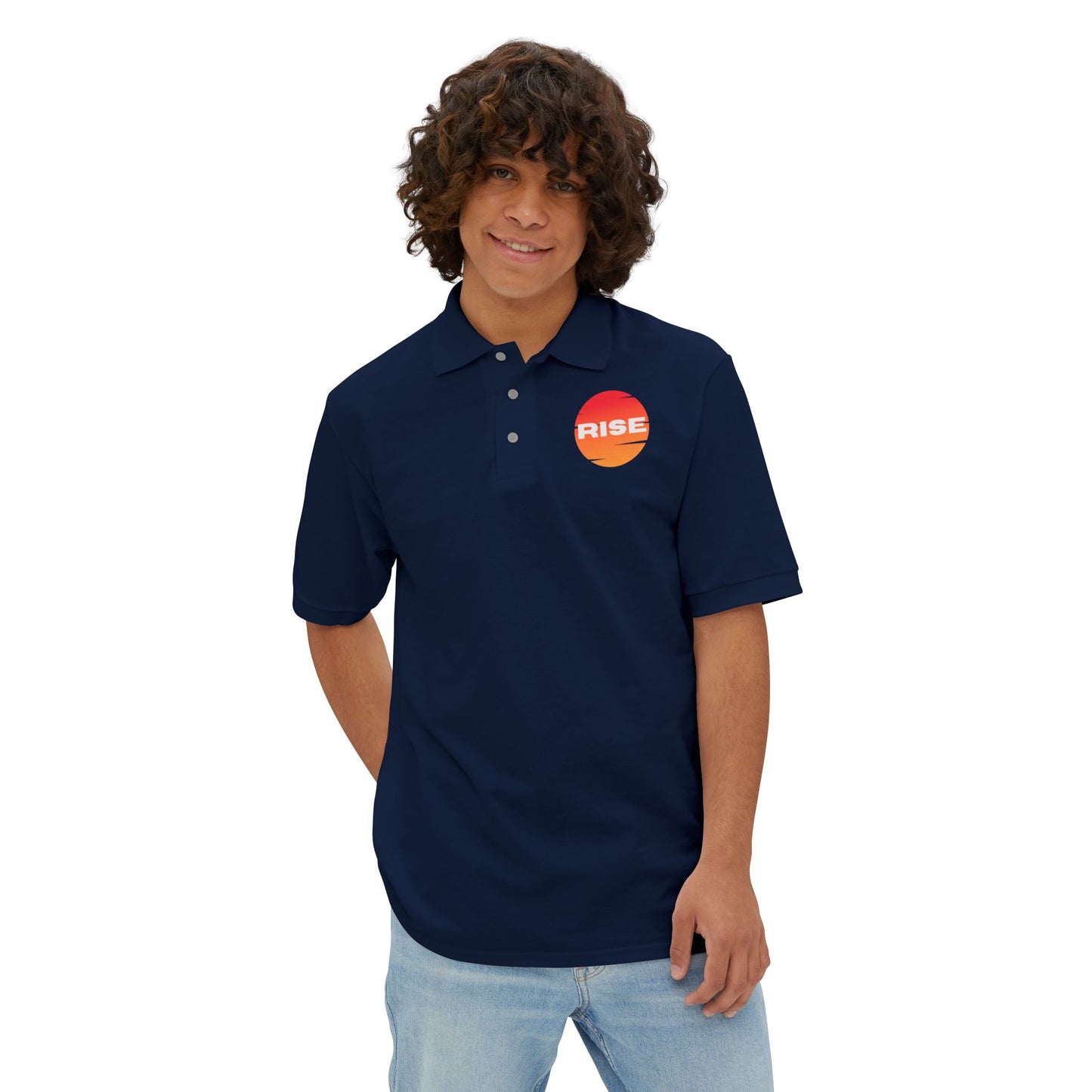 Piqué Polo Shirt - RISE Men's Classic Comfort for Everyday Style