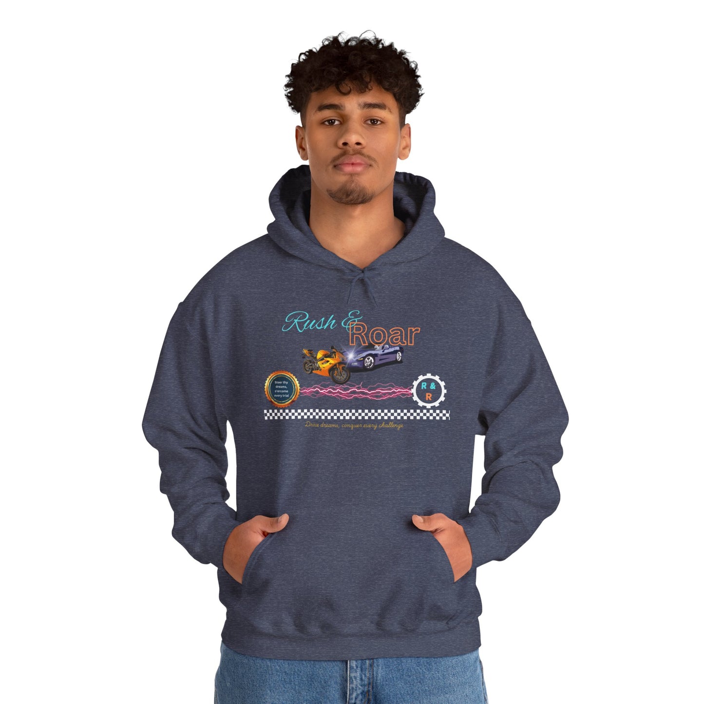 Vintage Car Hoodie - Cool and Cozy Unisex Sweatshirt for Road Trips