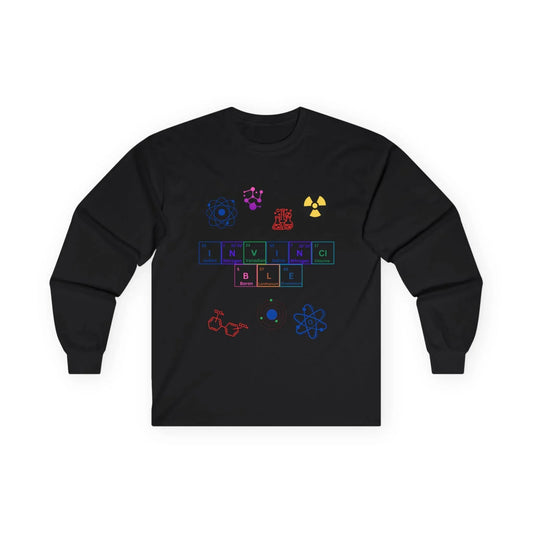 Invincible Long Sleeve Tee - Unisex Funny Science Shirt - RizQ Life
