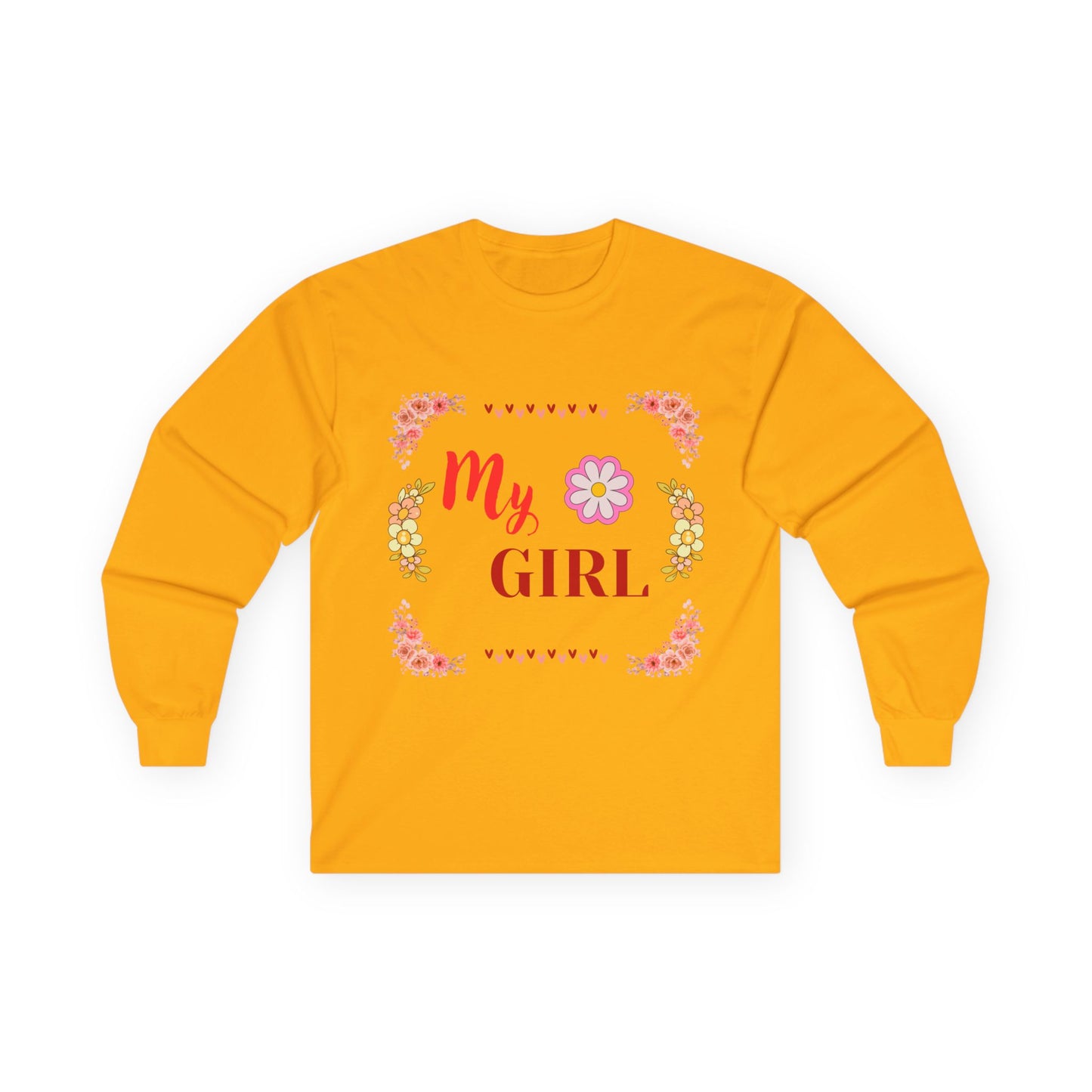 Floral Long Sleeve Tee - Warm and Cozy Moments Design