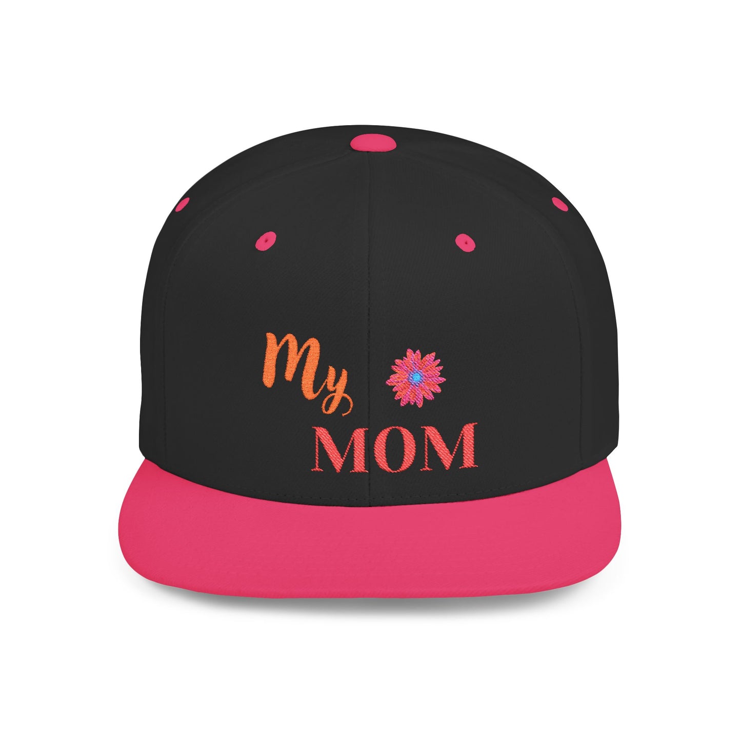 Mom Flat Bill Snapback – Adjustable baseball hat, perfect Mother’s Day gift for moms. Stylish, comfortable, and versatile for everyday wear.