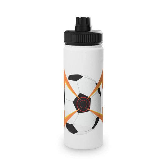 Soccer Theme Stainless Steel Water Bottle - Sports Hydration, Perfect for Athletes - RizQ Life
