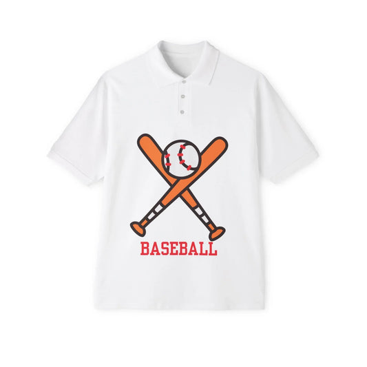 Men's Polo Tee - Baseball Piqué Polo - RizQ Life