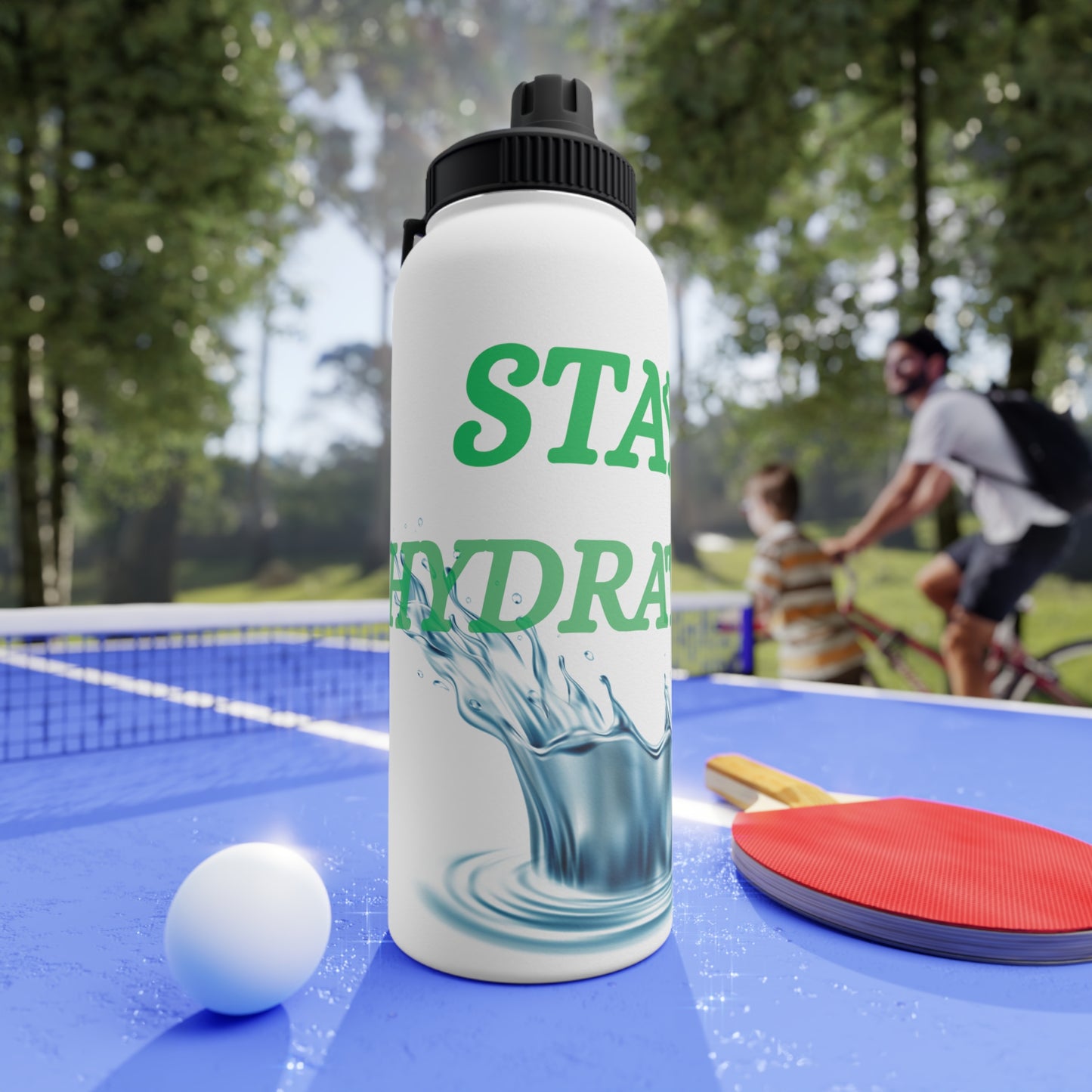 Stay Hydrated Steel Water Bottle