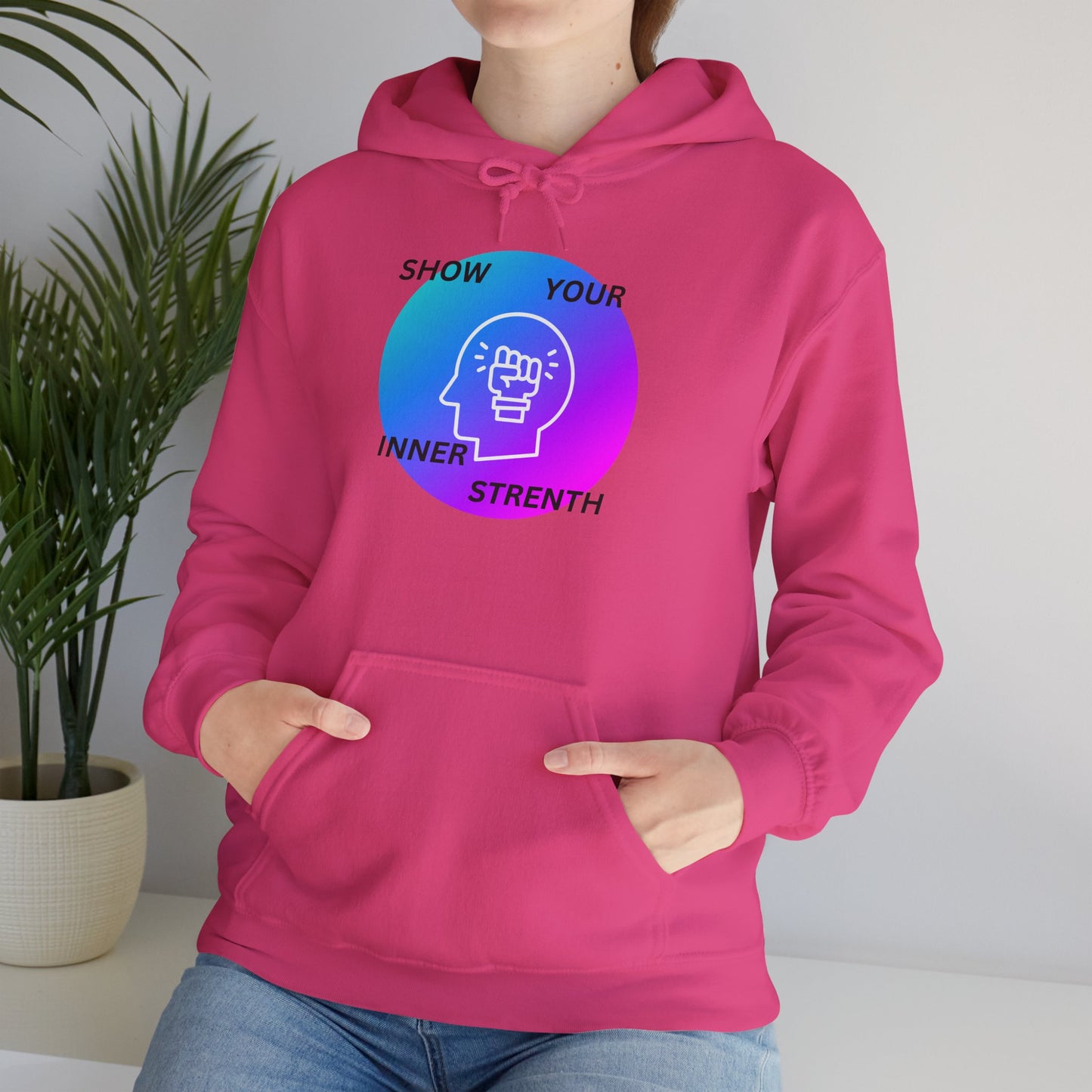 Women's Hoodie Empowerment Motivation Inner Strength Sweatshirt
