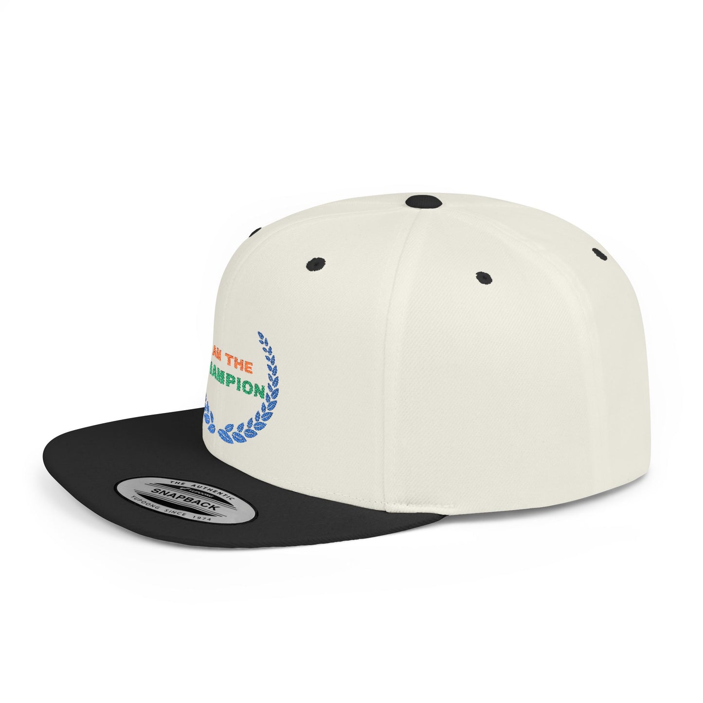 Shop the Champion Snapback Cap – stylish adjustable flat bill hat for adults. Perfect for streetwear, outdoor events, and gifts. Durable and comfy!