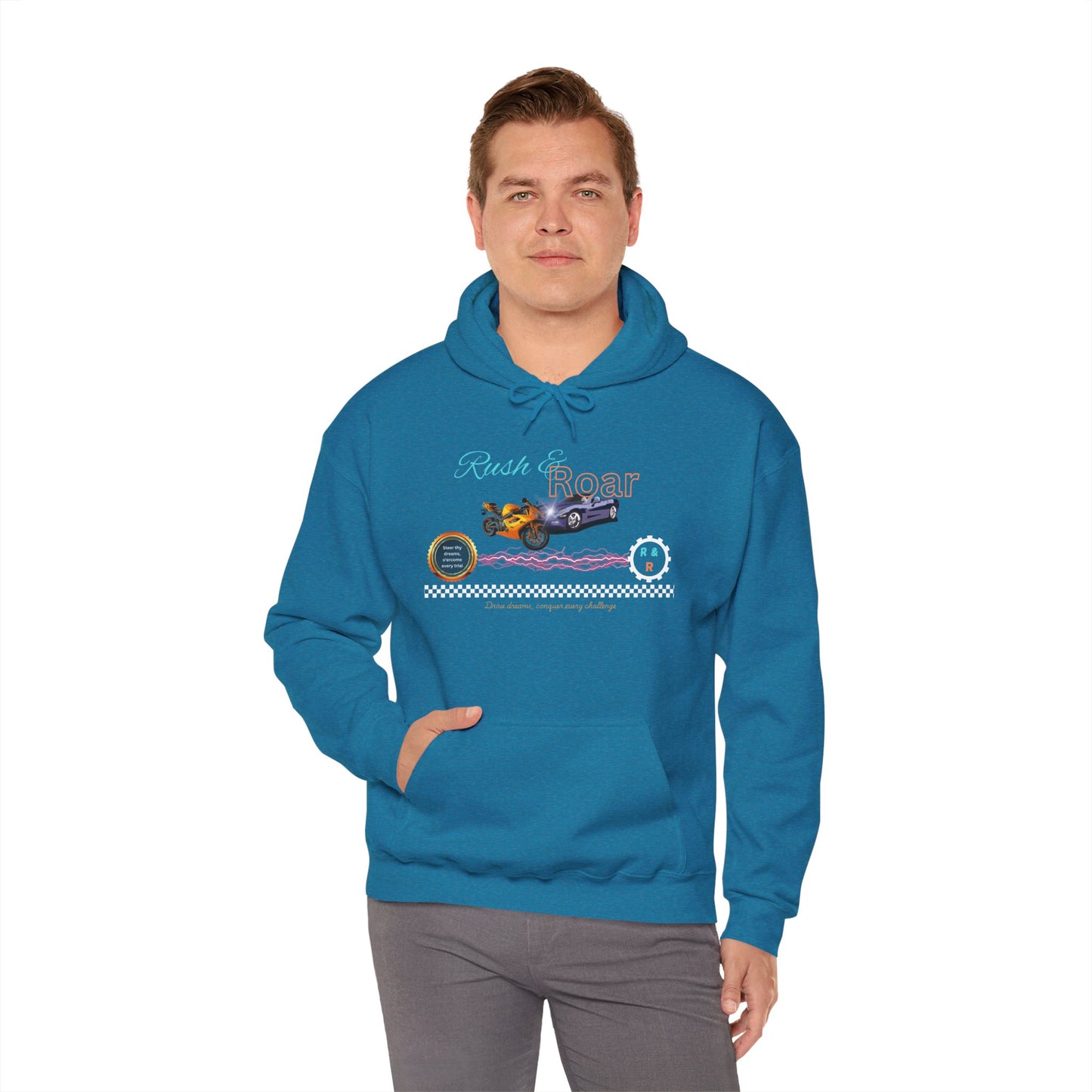 Vintage Car Hoodie - Cool and Cozy Unisex Sweatshirt for Road Trips