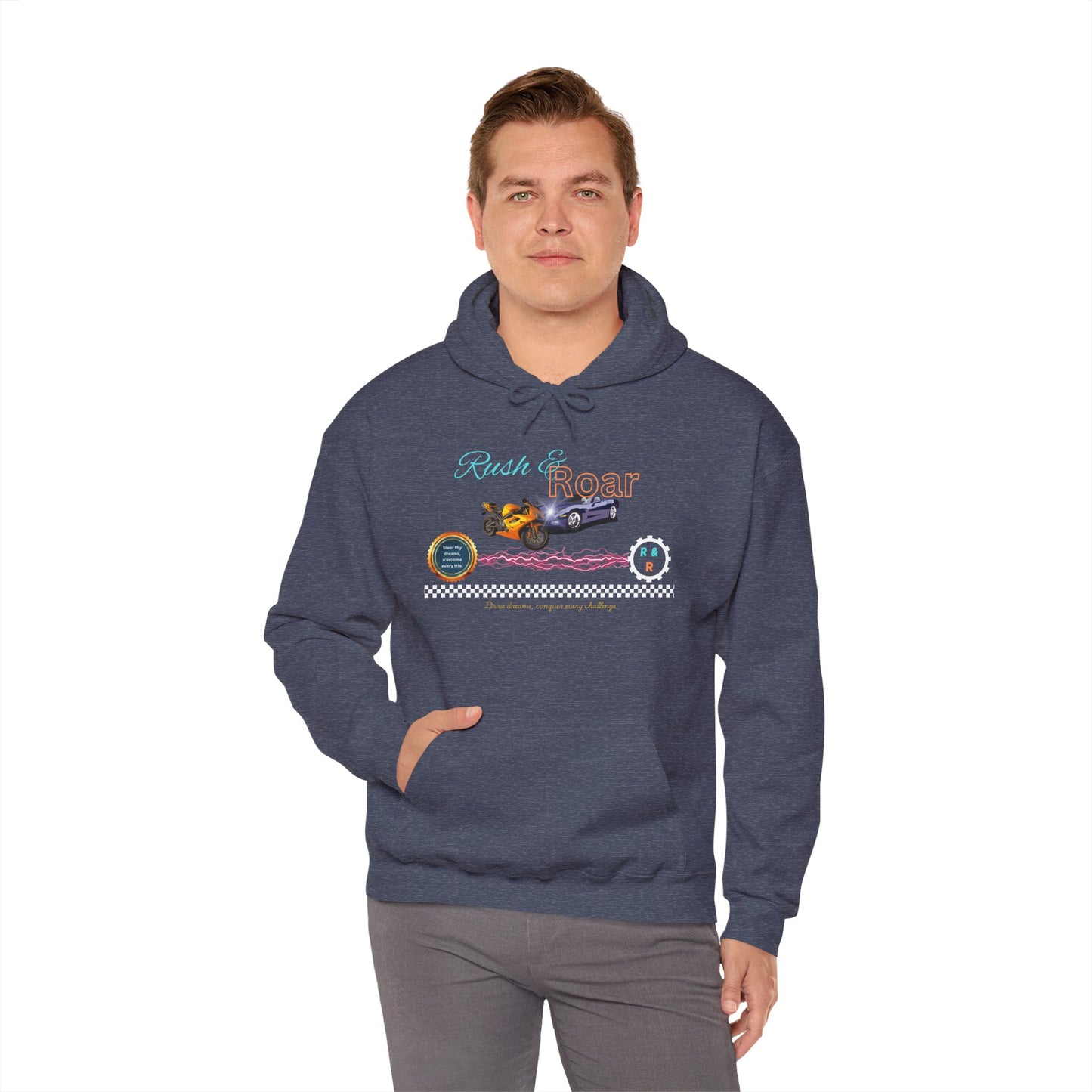 Vintage Car Hoodie - Cool and Cozy Unisex Sweatshirt for Road Trips