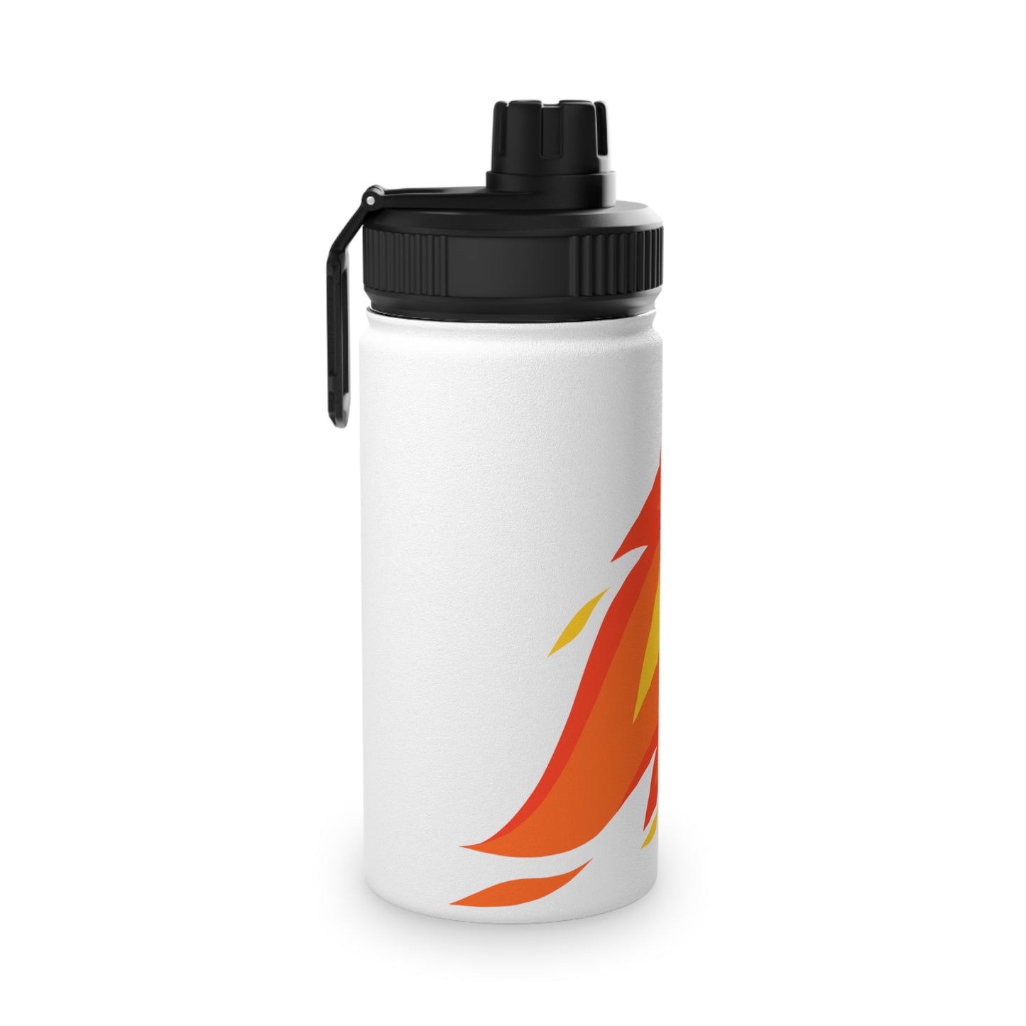 Soccer Fire Ball Stainless Steel Water Bottle – Insulated Sports Bottle