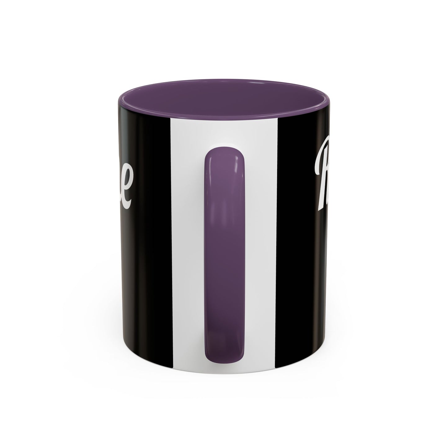 Rise & Shine Accent Coffee Mug - Motivational Black Mug for Morning Boost