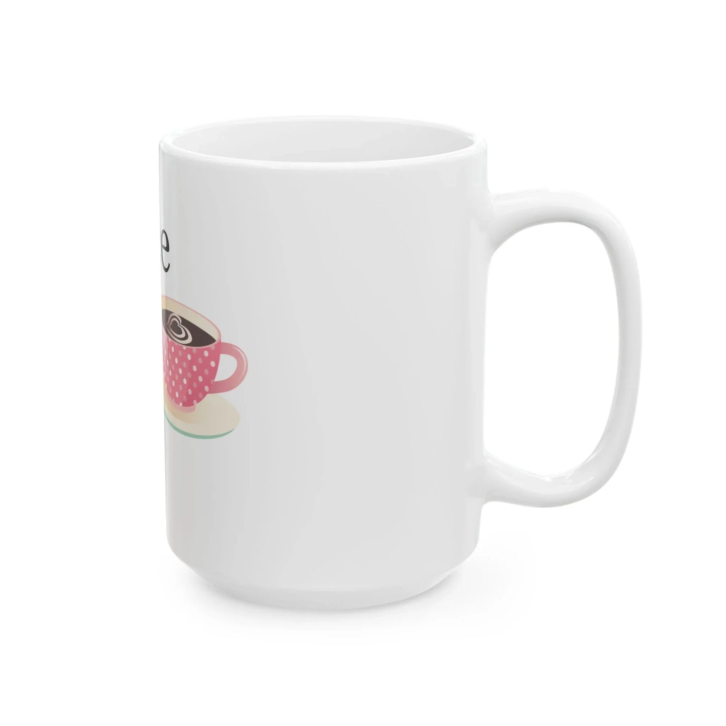 Coffee Lover’s Ceramic Mug – White Cup Perfect for Morning Brews, Tea, Hot Drinks - RizQ Life