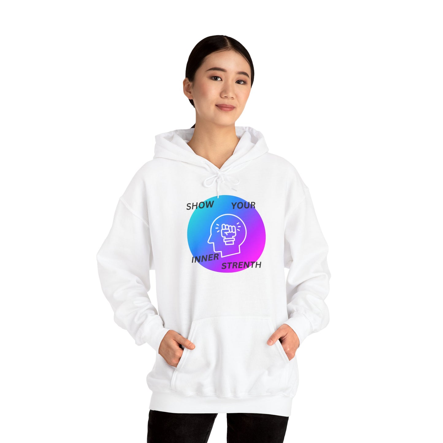 Women's Hoodie Empowerment Motivation Inner Strength Sweatshirt