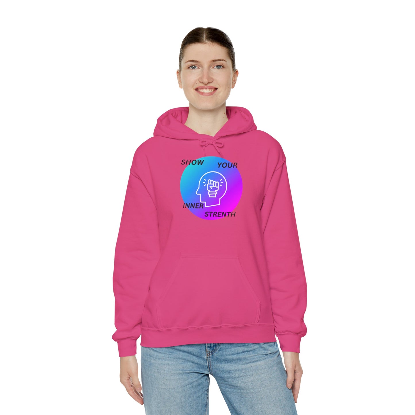 Women's Hoodie Empowerment Motivation Inner Strength Sweatshirt