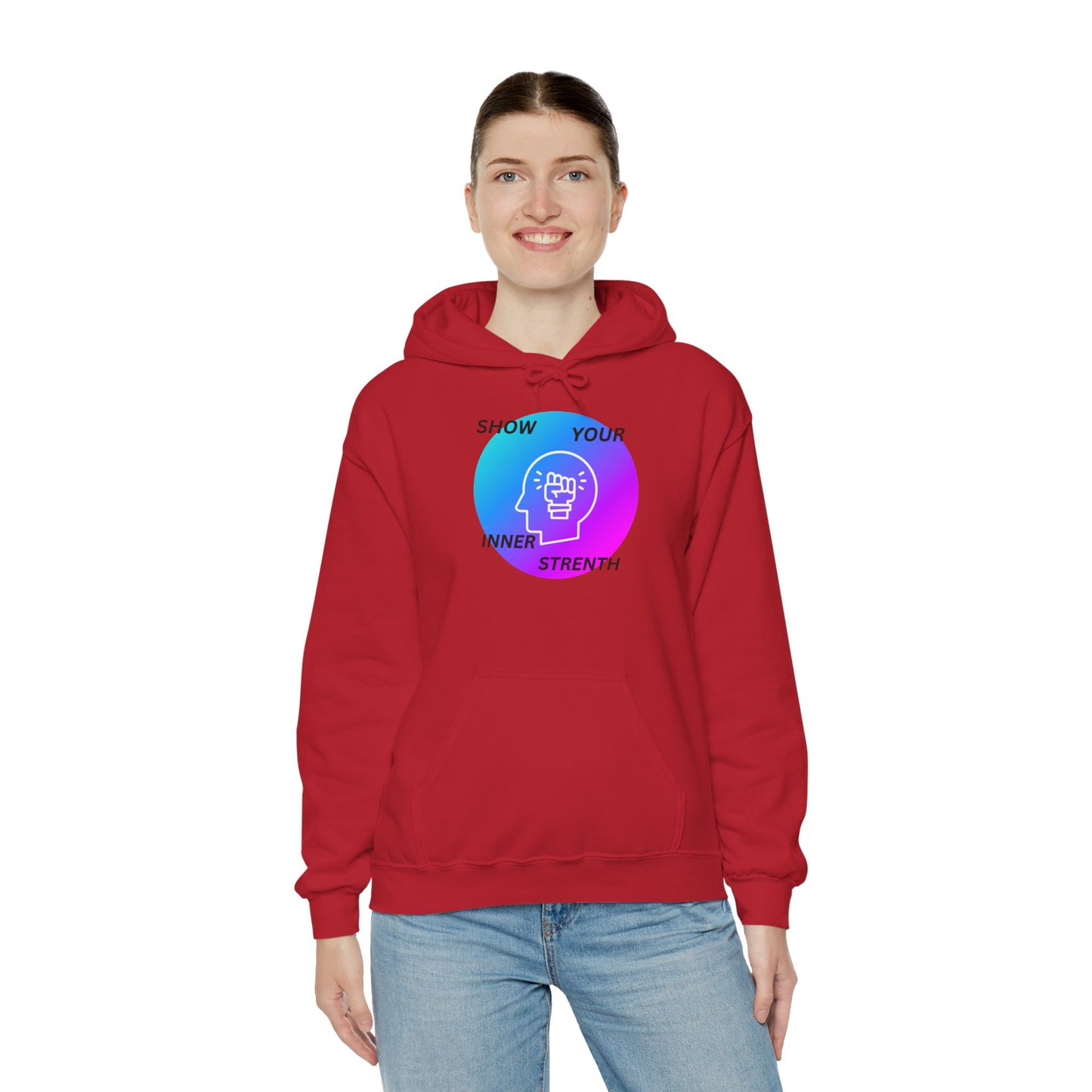 Women's Hoodie Empowerment Motivation Inner Strength Sweatshirt