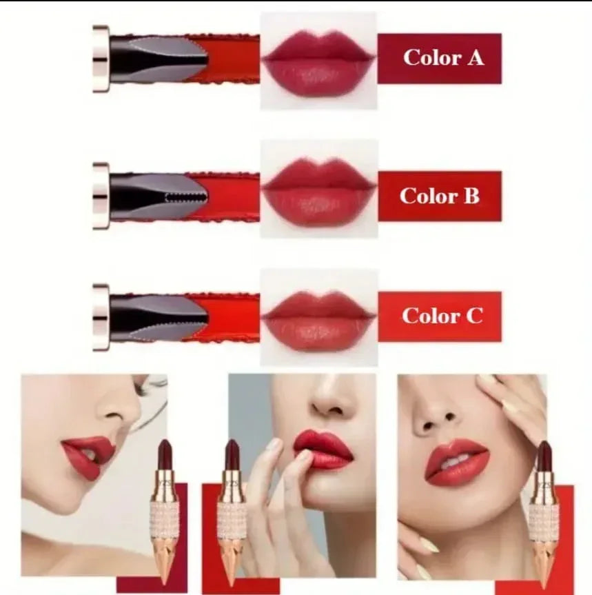 Magic Color-Changing Lipstick Necklace – Pearl & Gold pH-Balanced Lipstick - RizQ Life