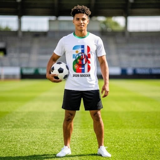 2026 Soccer Unisex T-Shirt | USA Portugal Argentina Football Tee Jersy