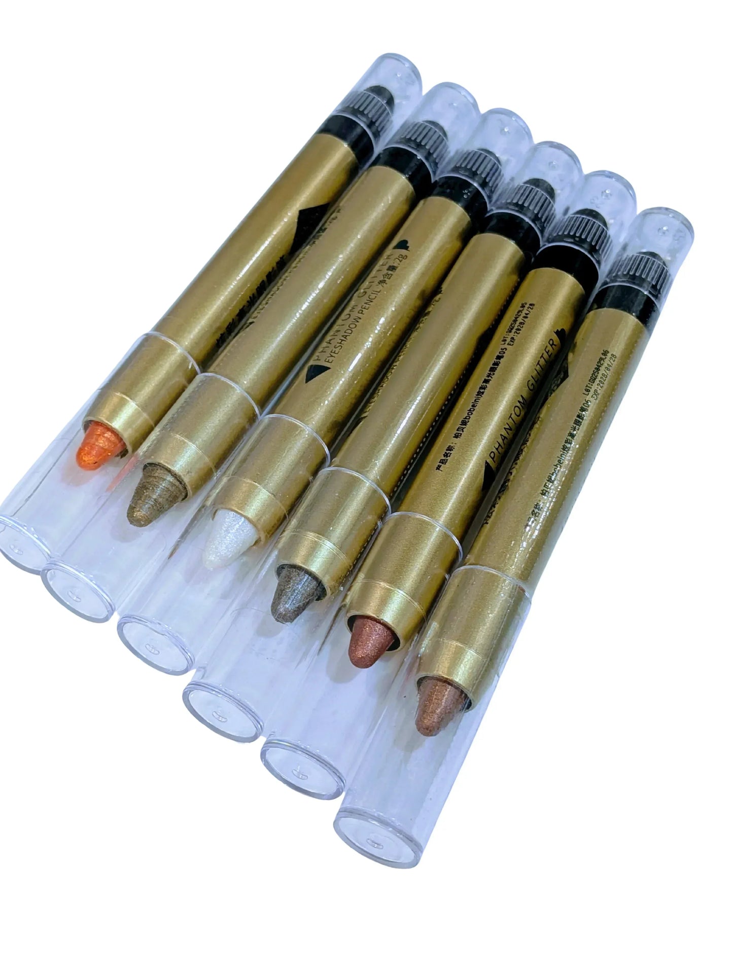 Glitter Eyeshadow Stick Set – Long-Lasting Shimmer Cream Pencil, Waterproof Eye Makeup, Multi-Shade Glitter Sticks for Glam Looks - RizQ Life