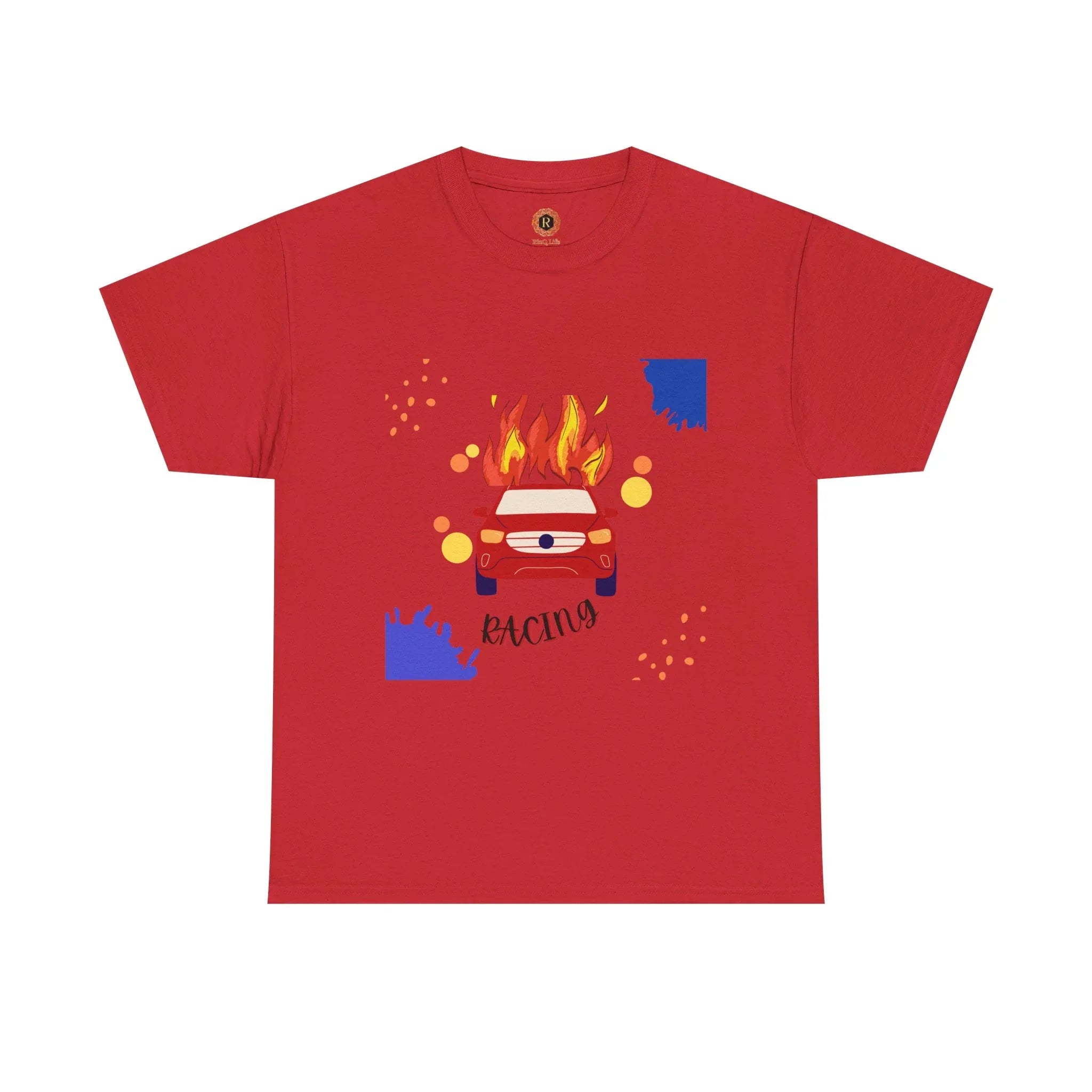 Unisex Racing Graphic T-Shirt – Heavy Cotton Car Racing Tee for Men & Women, Casual Motorsport Fan Shirt, Short Sleeve Top, Sizes S-5XL - RizQ Life 