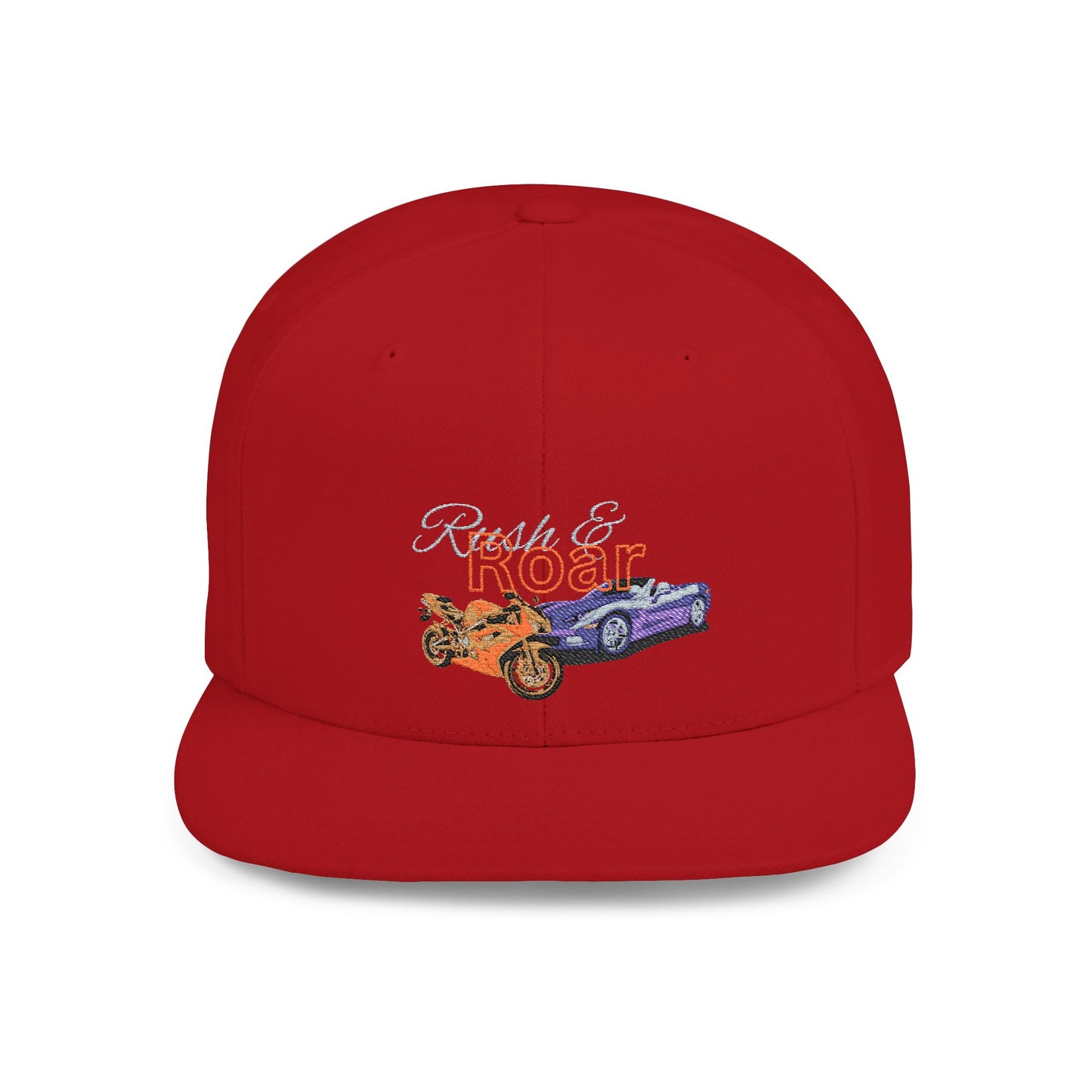 Rush & Rore Vintage Game Snapback Cap — Flat Bill Car Lover Hat
