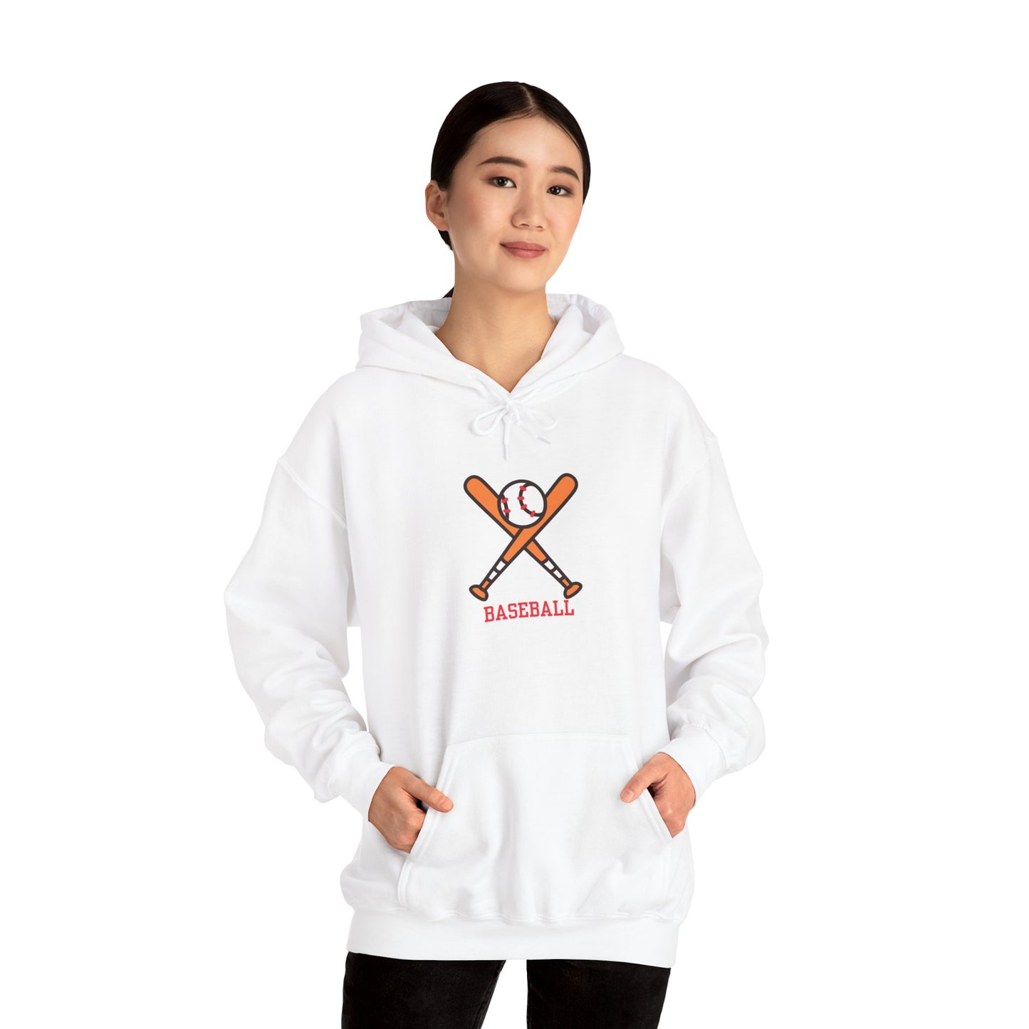 Women's Baseball Hoodie - Cozy Sports Sweatshirt for Baseball Lovers