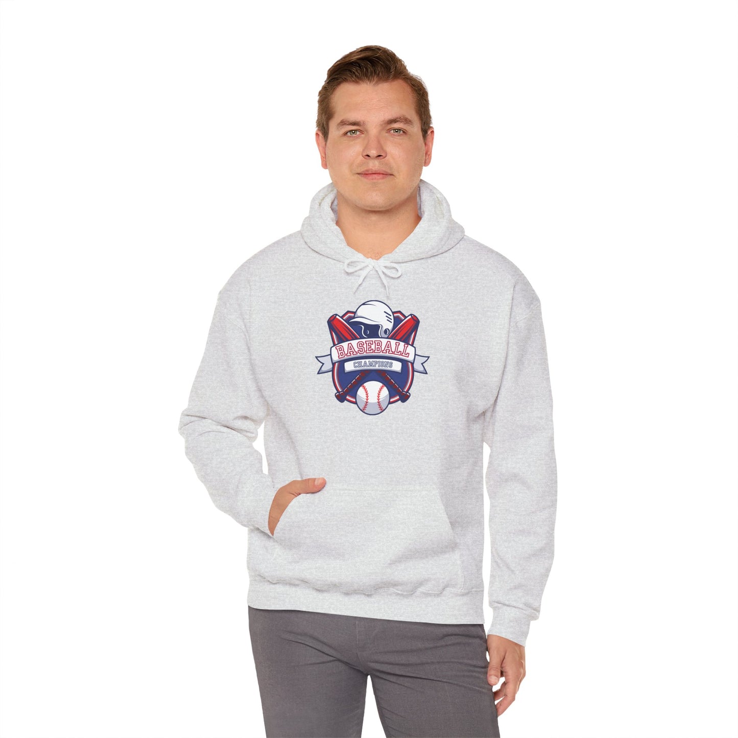 Sweat à capuche Champion de baseball - Mélange épais pour plus de confort et de style