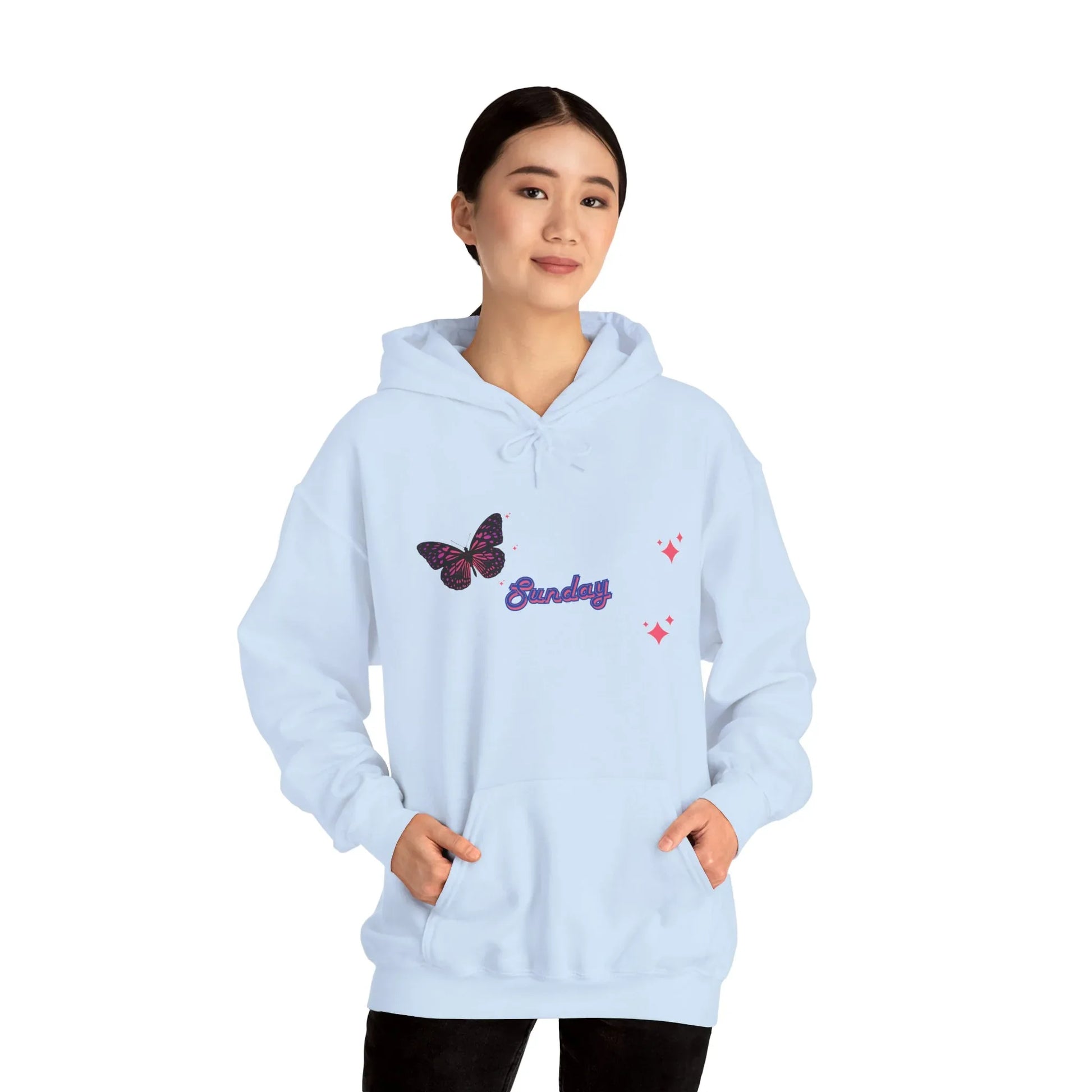 Butterfly Sunday Hoodie Sweatshirt For Women's - RizQ Life 