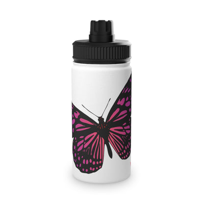 Butterfly Stainless Steel Water Bottle