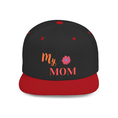 Mom Flat Bill Snapback – Adjustable baseball hat, perfect Mother’s Day gift for moms. Stylish, comfortable, and versatile for everyday wear. - RizQ Life 