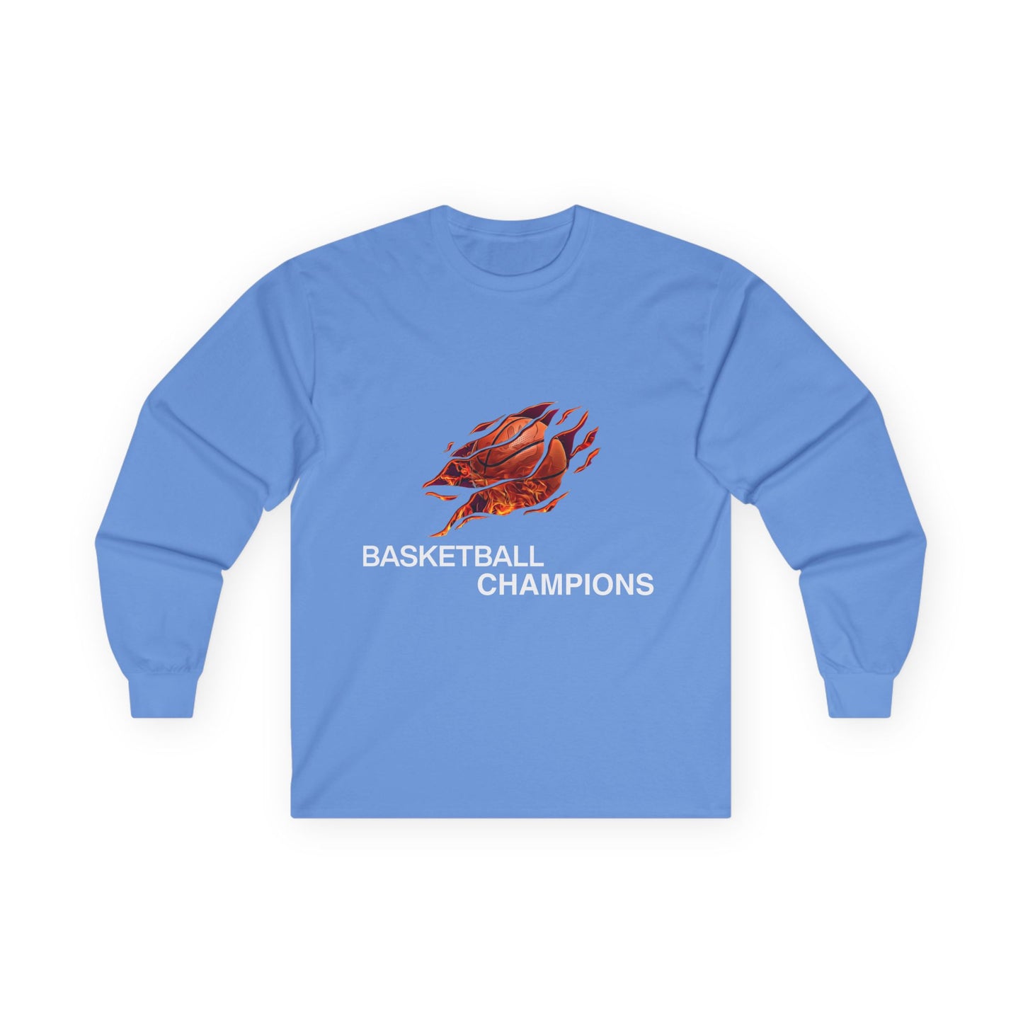 Basketball Champions Long Sleeve Tee - Unisex Cotton Shirt