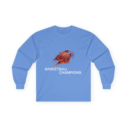 Basketball Champions Long Sleeve Tee - Unisex Cotton Shirt