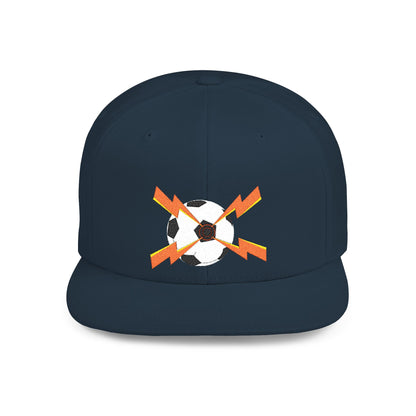 Casquette snapback à visière plate de football – ajustable, élégante et parfaite pour le streetwear, les sorties décontractées, les festivals et les cadeaux.