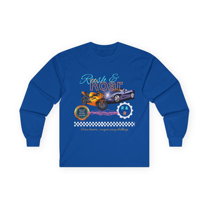 Drive & Roar Long Sleeve Tee - Car Enthusiast Gift