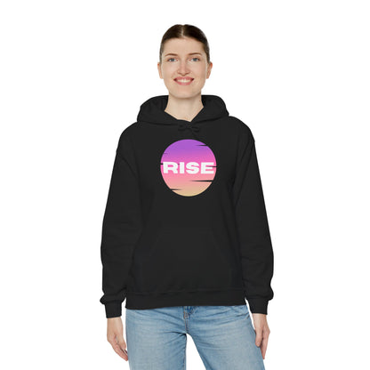 Women's Rise Graphic Hoodie - Cozy & Inspirational Sweatshirt