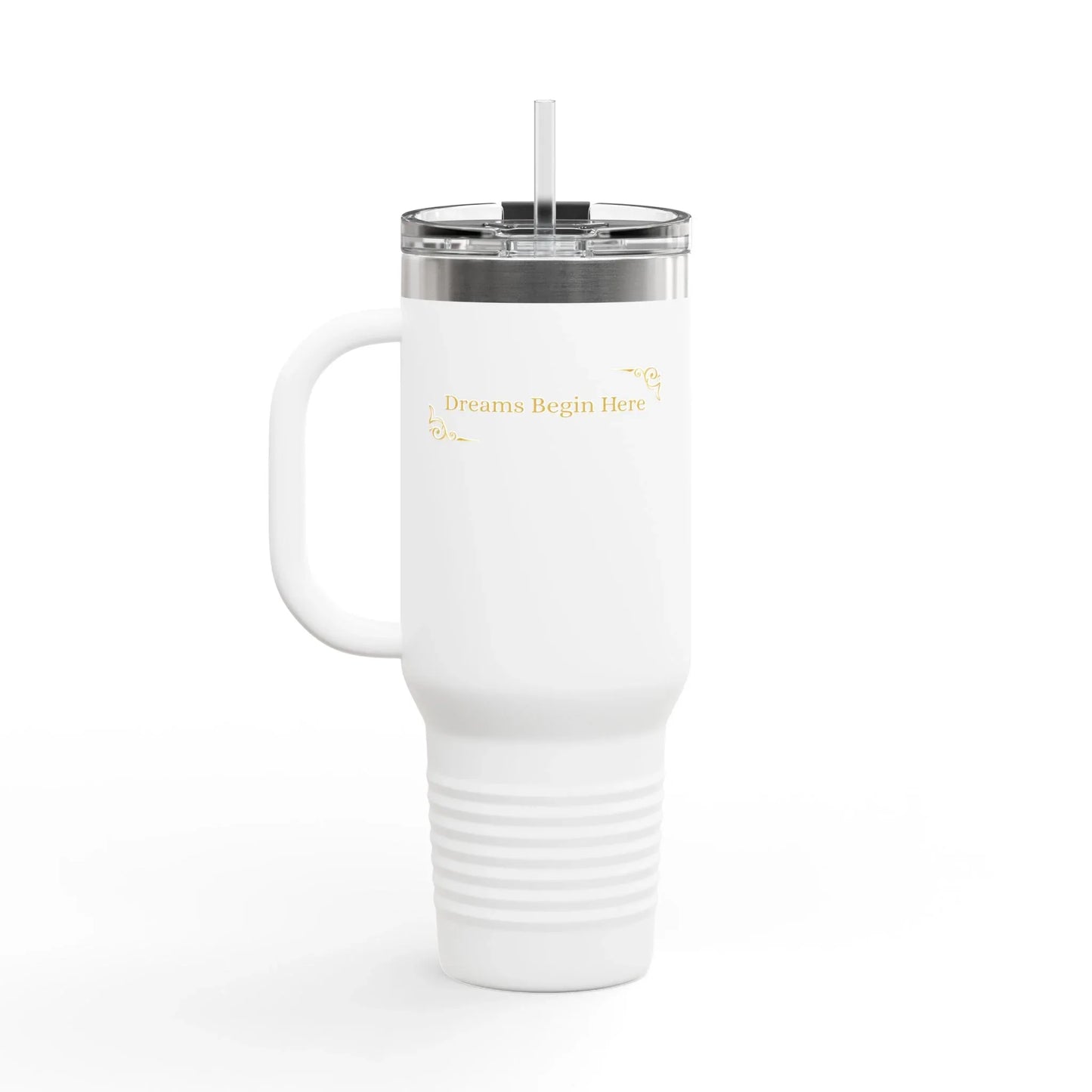 RizQ Life 40oz Insulated Travel Tumbler with Handle