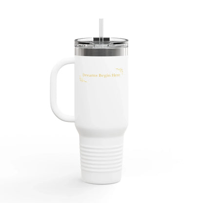 RizQ Life 40oz Insulated Travel Tumbler with Handle
