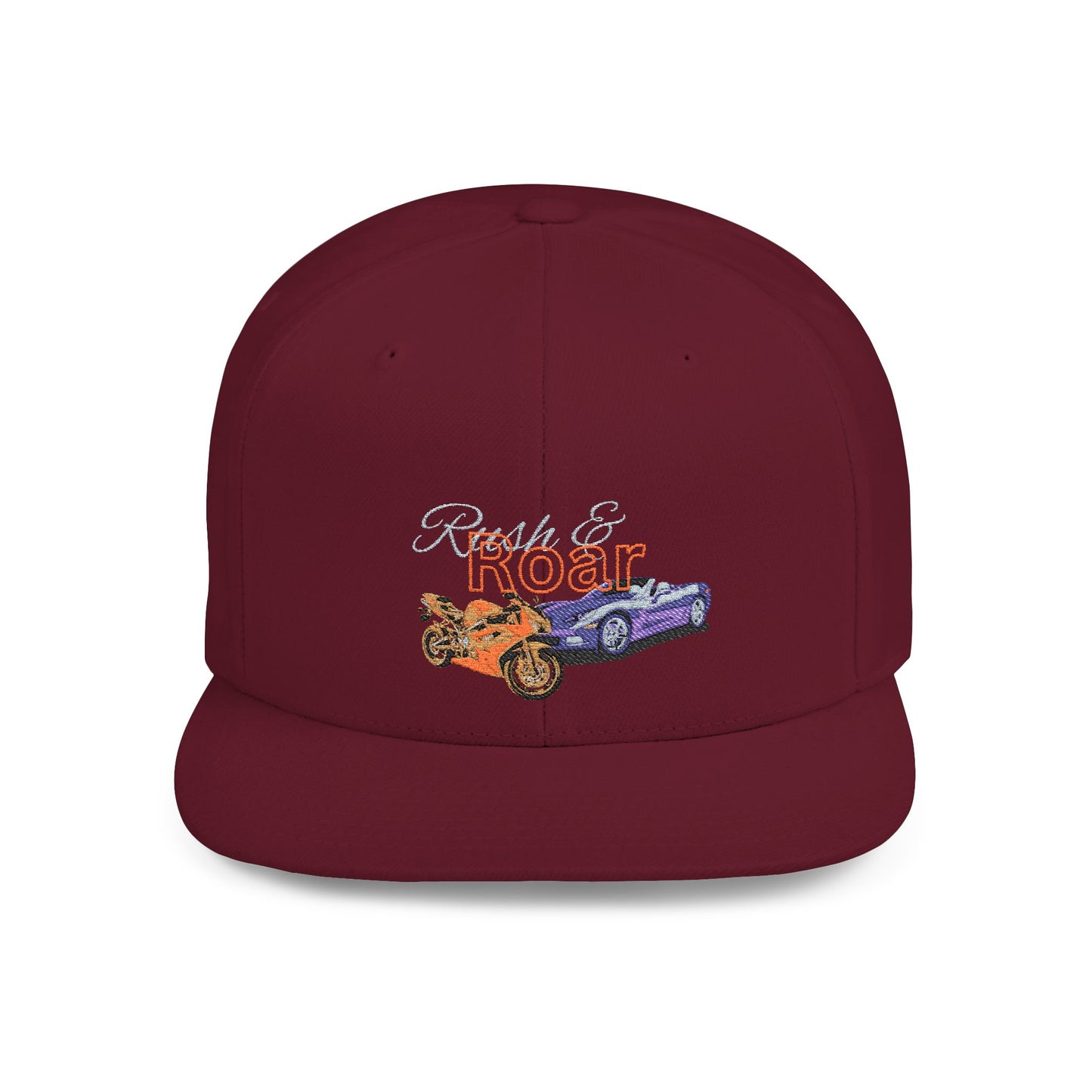 Rush & Rore Vintage Game Snapback Cap — Flat Bill Car Lover Hat