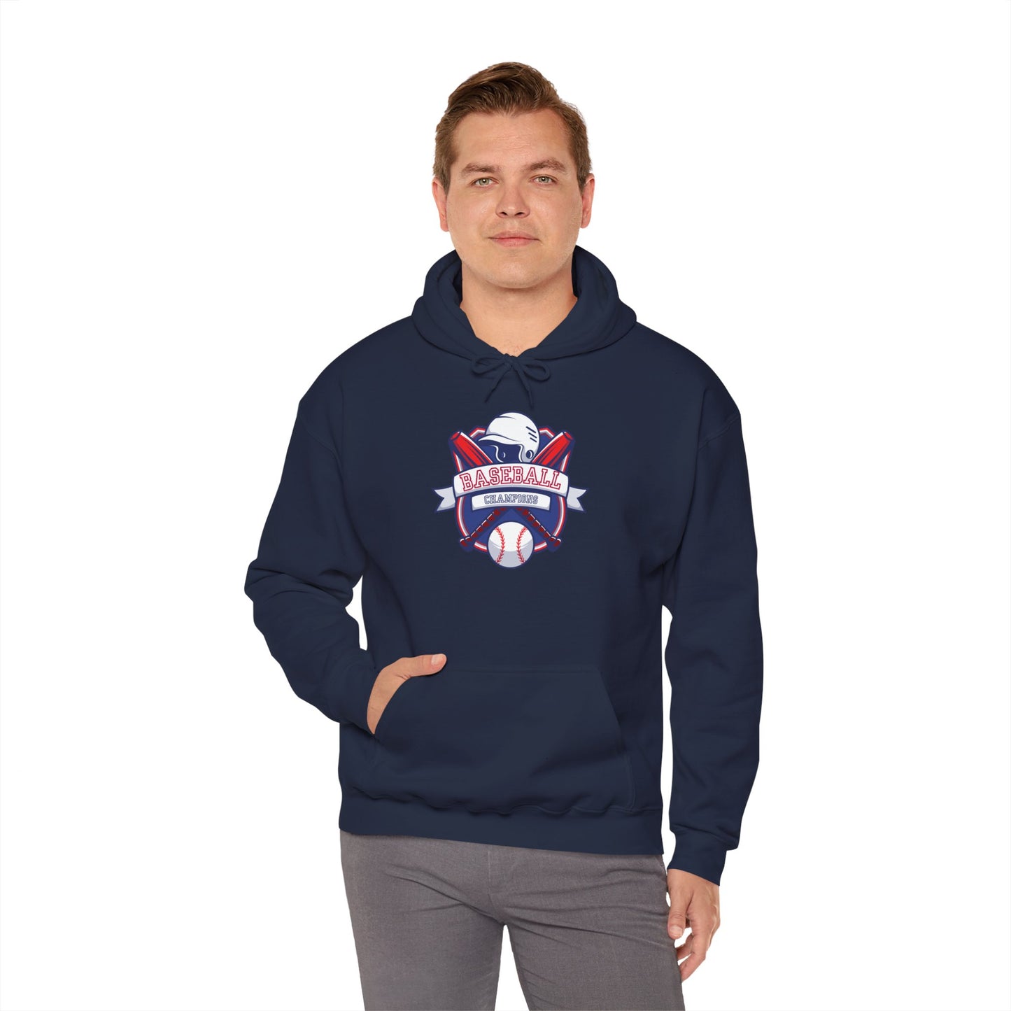 Sweat à capuche Champion de baseball - Mélange épais pour plus de confort et de style