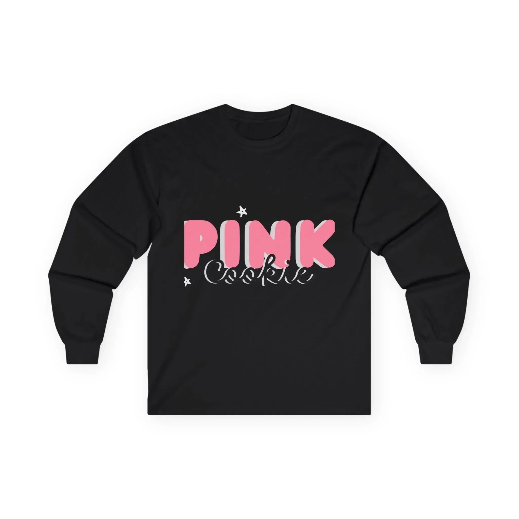 Pink Cookie Long Sleeve Tee - Sweet Treat Vibe - RizQ Life 