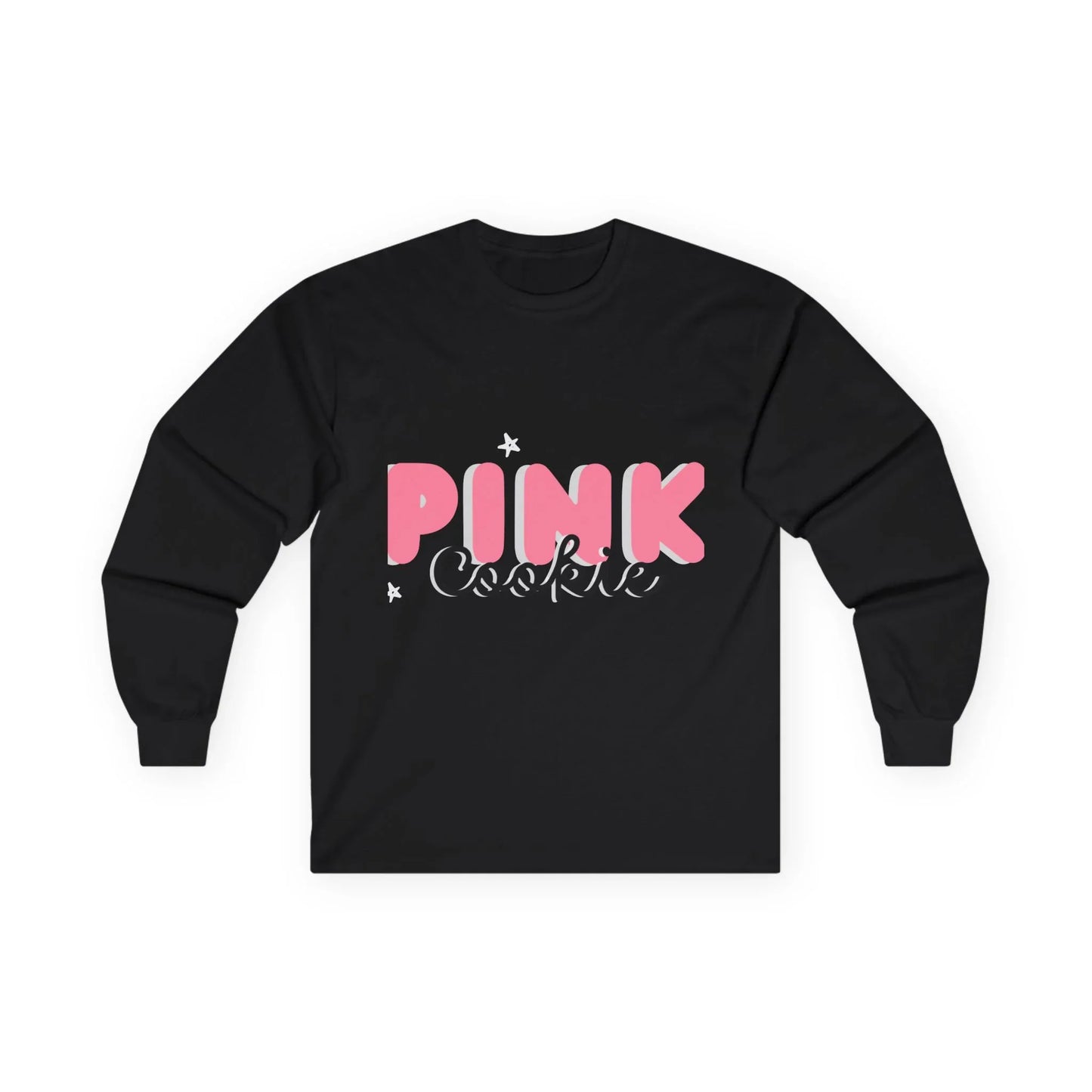 Pink Cookie Long Sleeve Tee - Sweet Treat Vibe - RizQ Life 