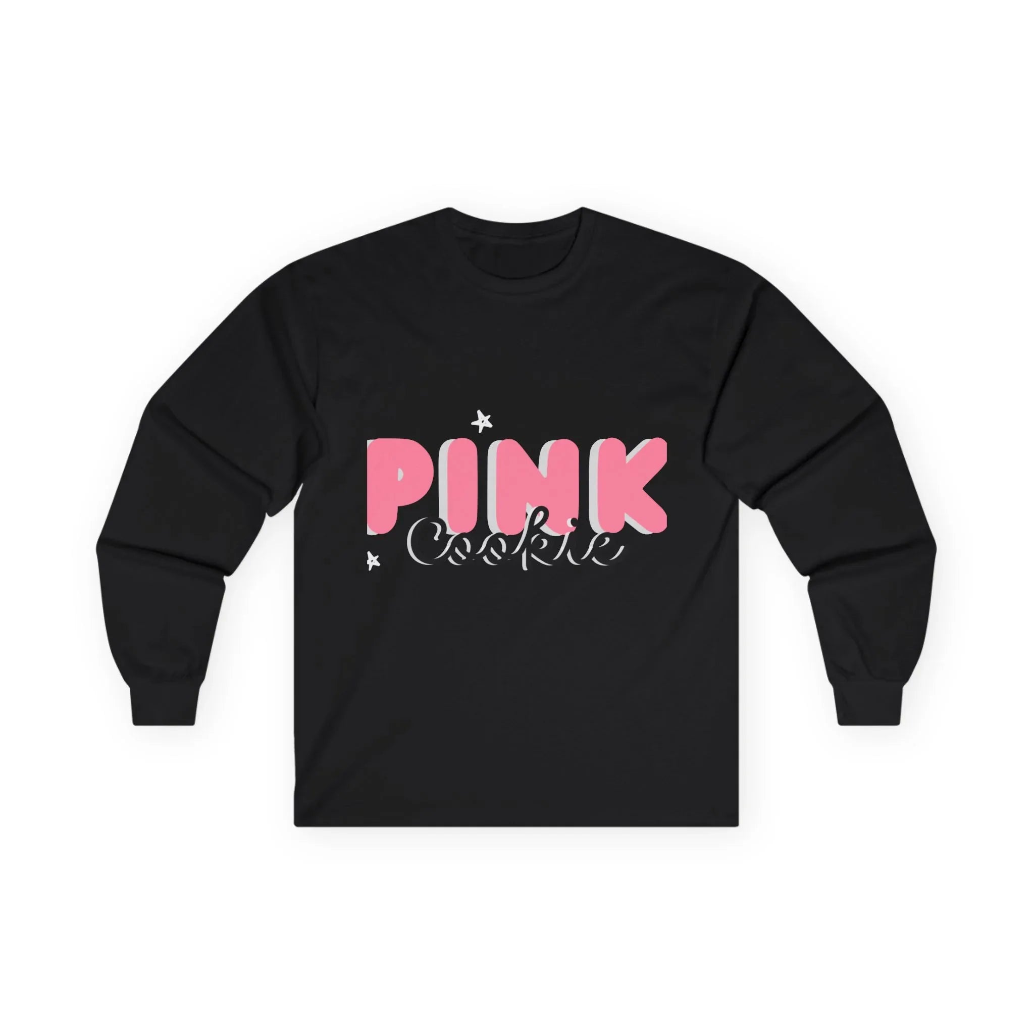Pink Cookie Long Sleeve Tee - Sweet Treat Vibe - RizQ Life 
