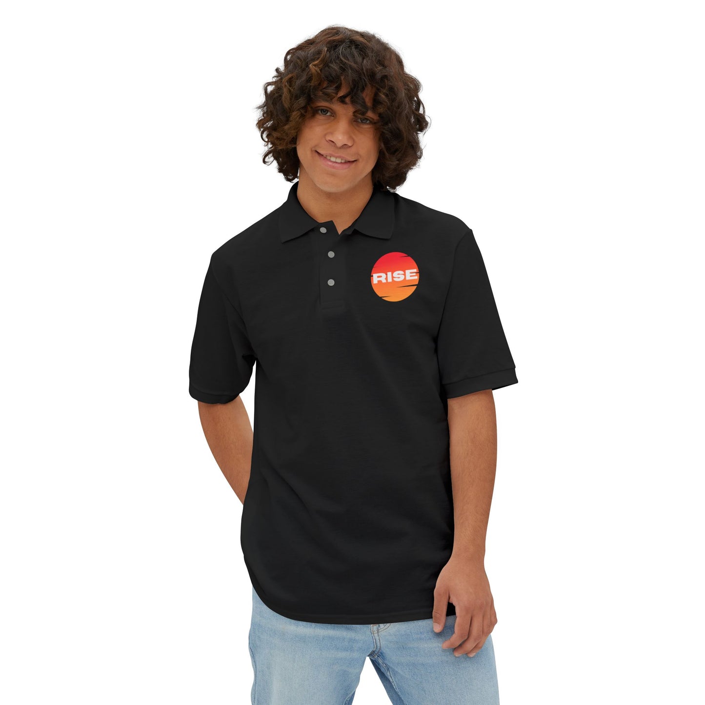 Piqué Polo Shirt - RISE Men's Classic Comfort for Everyday Style