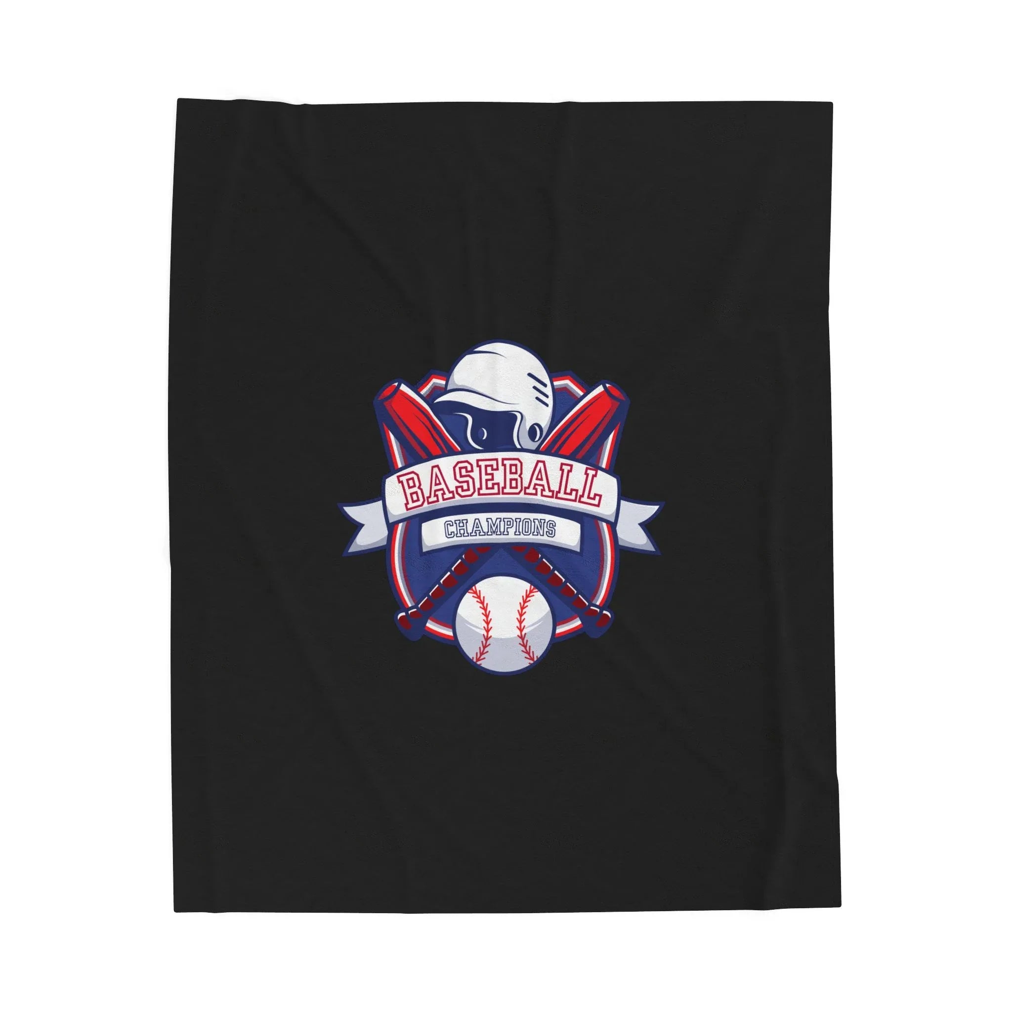Baseball-Themed Velveteen Plush Blanket, Soft Blanket for Sports Fans, Warm Throw for Game Day, Unique Gift for Baseball Lovers - RizQ Life 