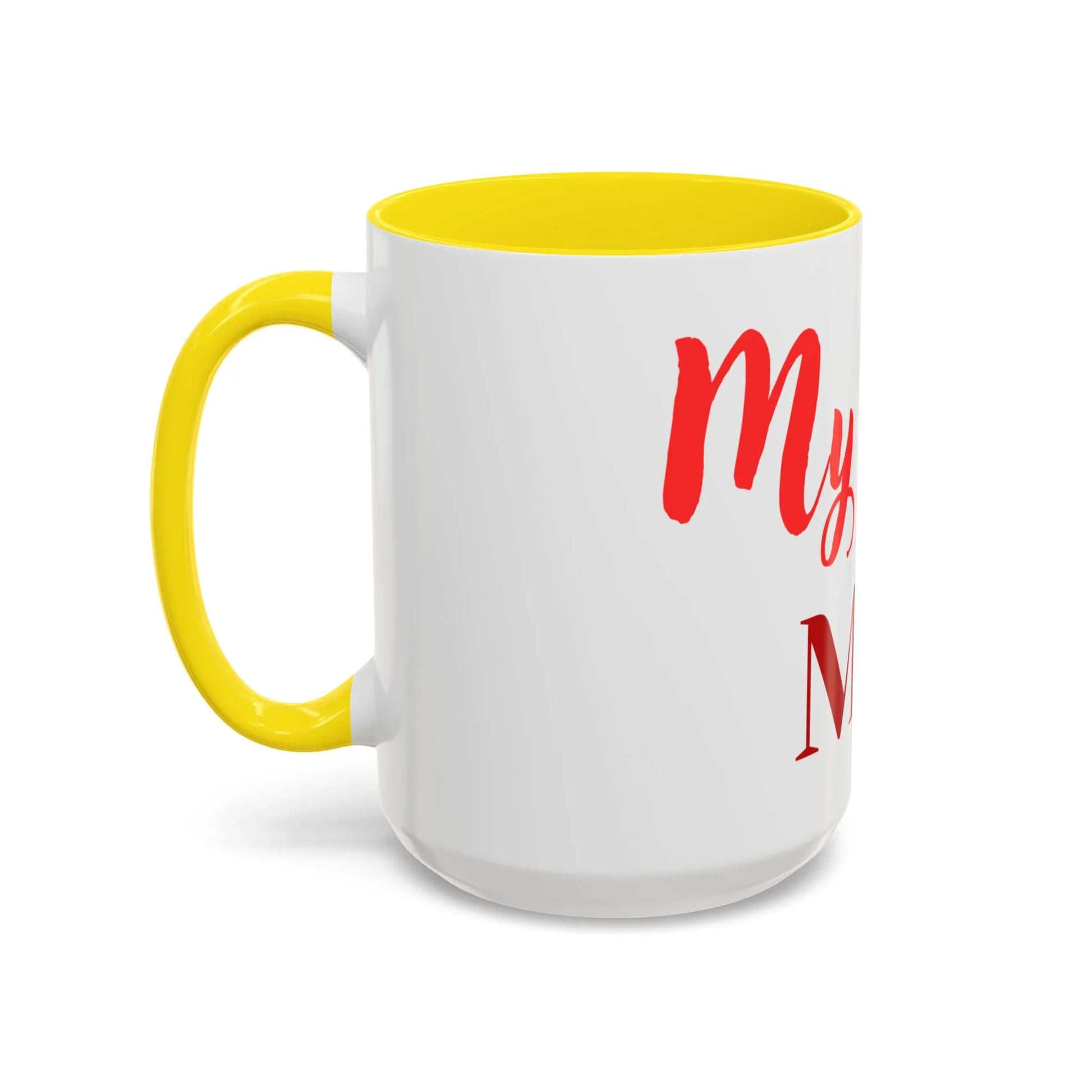 Gift for Mom l My Mom Accent Mug l Coffee or Tea Cup l Birthday & Mother’s Day - RizQ Life 