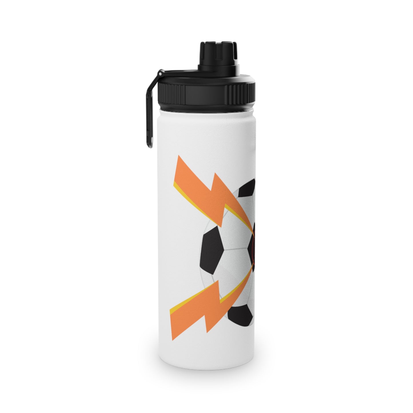 Soccer Theme Stainless Steel Water Bottle - Sports Hydration, Perfect for Athletes