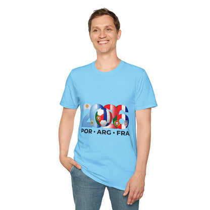 2026 Soccer Unisex Shirt | POR ARG FRA USA Football Tee