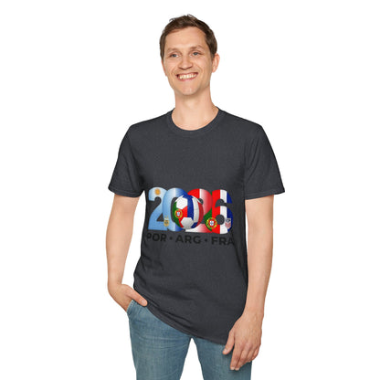 2026 Soccer Unisex Shirt | POR ARG FRA USA Football Tee