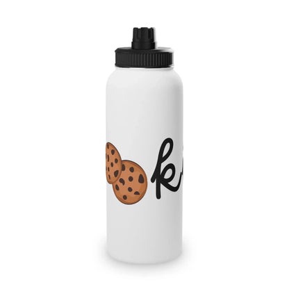 Cookie Stainless Steel Water Bottle, Sports Lid - RizQ Life 