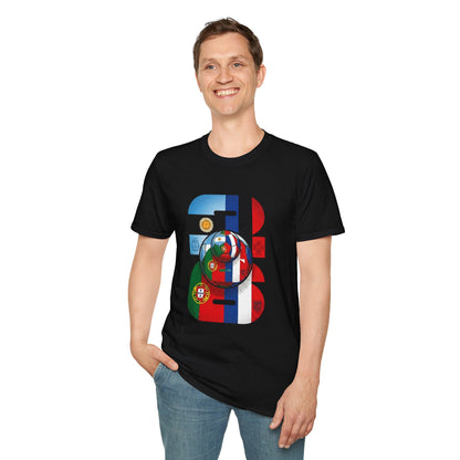 2026 Soccer World Flags T-Shirt | Football Tournament Graphic Tee